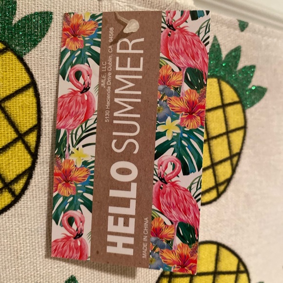 Pineapple Tote, Pineapple Bag, Large Pineapple Tote, Double Handles, Summer Bag - Picture 11 of 11